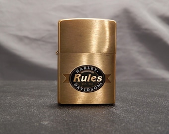 Zippo Lighter 2000 Harley Davidson Harley Rules Zippo Lighter