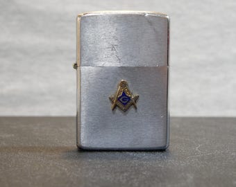 1975 Zippo Lighter: Masonic Emblem, Collectible