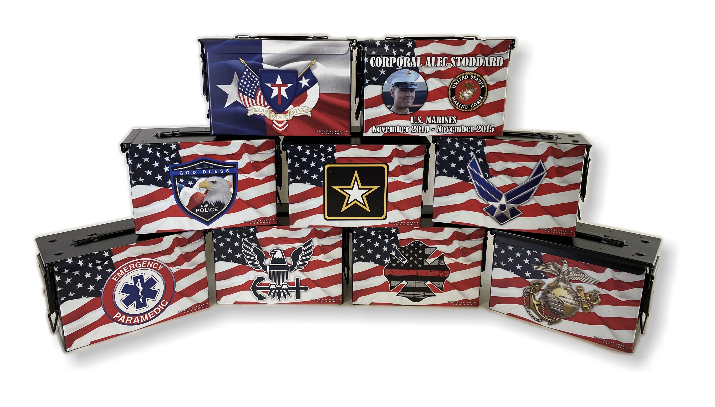 Marines Eagle Custom Ammo Can Free Customization Etsy