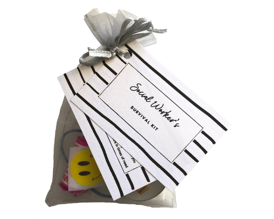 Social Worker's Survival Kit Gift for Social Worker Etsy UK