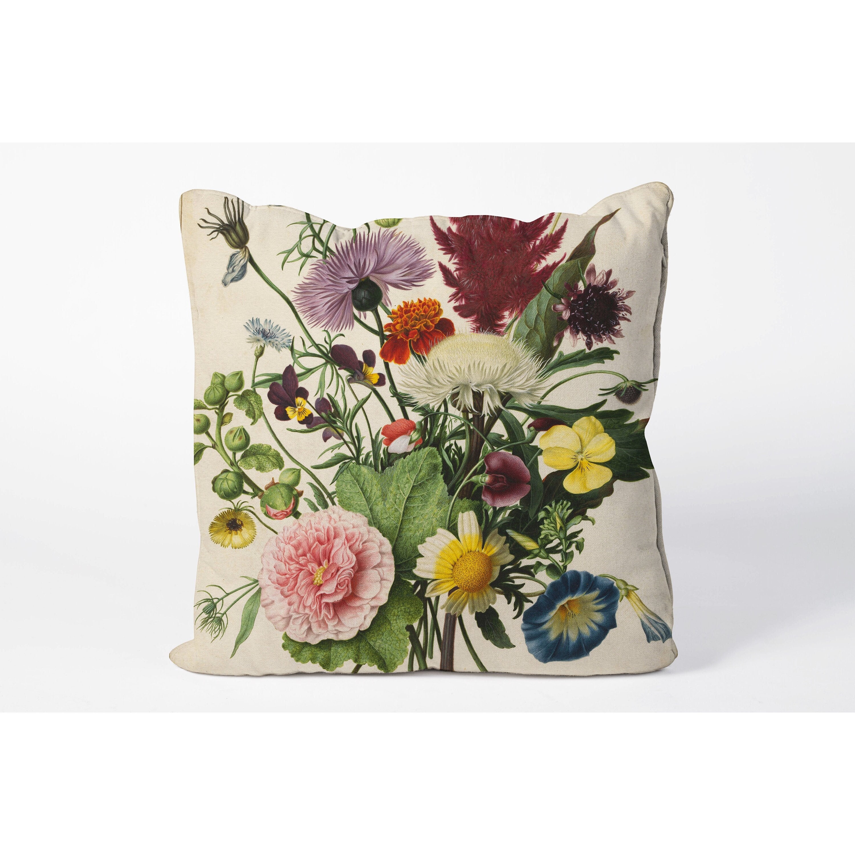 Frida Kahlo Plant Floral Leaves Cotton Cushion Cover Home Decorative Pillow Case 
