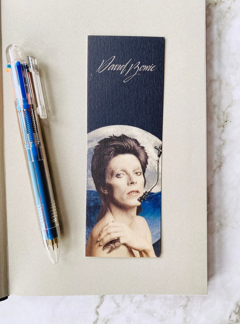 Dawid Bowie Salvador Dali Bookmark, Page Mark Book Separator Book Lover ...