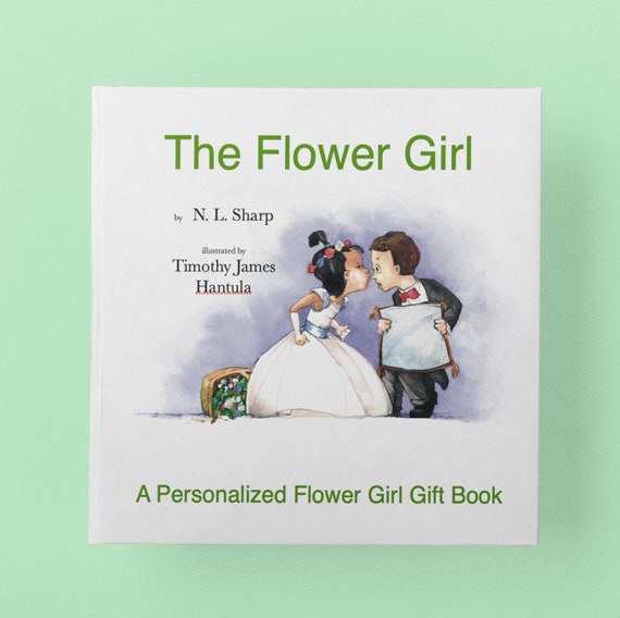 Personalized Flower Girl Book Customized for a Specific Girl Etsy