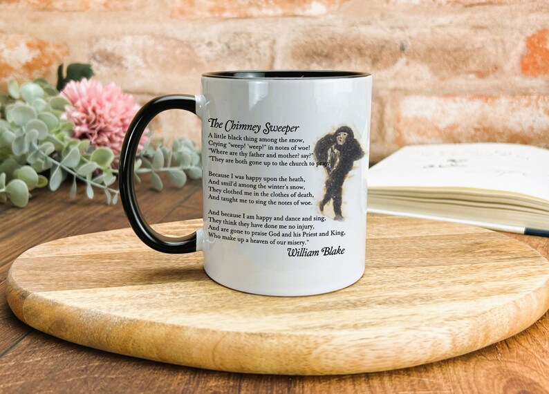 William Blake the Chimney Sweeper Poetry Quote Mug English Literature Gift Teacher Poems Etsy
