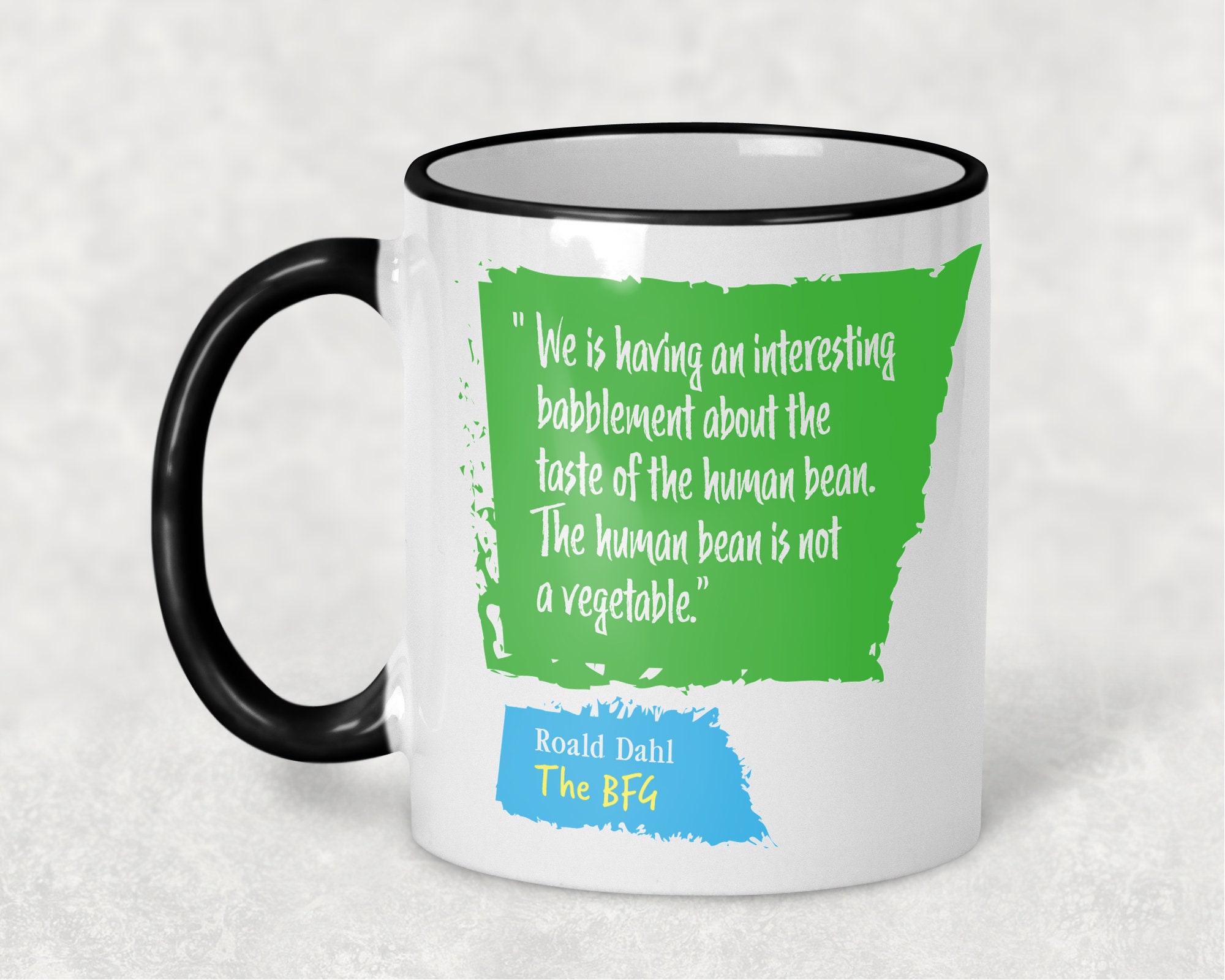The BFG Roald Dahl Book Quote the Human Bean is Not a - Etsy UK