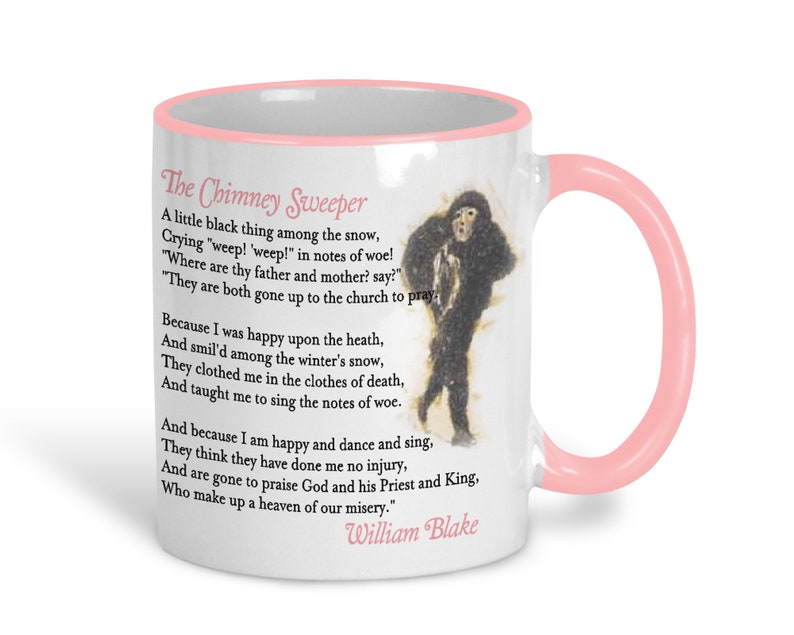William Blake the Chimney Sweeper Poetry Quote Mug English Literature Gift Teacher Poems Etsy