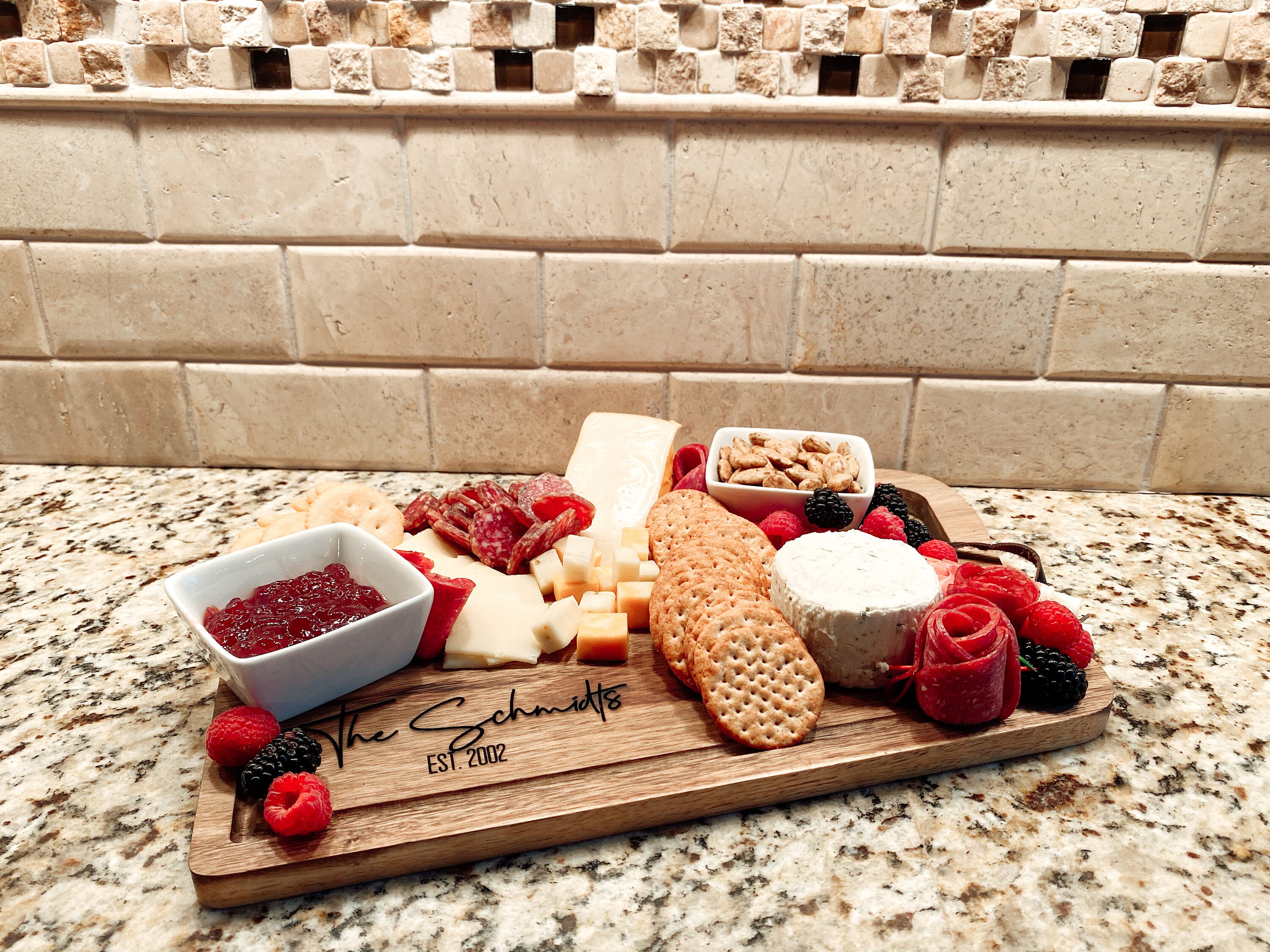 Personalized Custom Cutting Board for Charcuterie or Serving Etsy