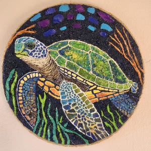 Sea Turtle Shell Mosaic