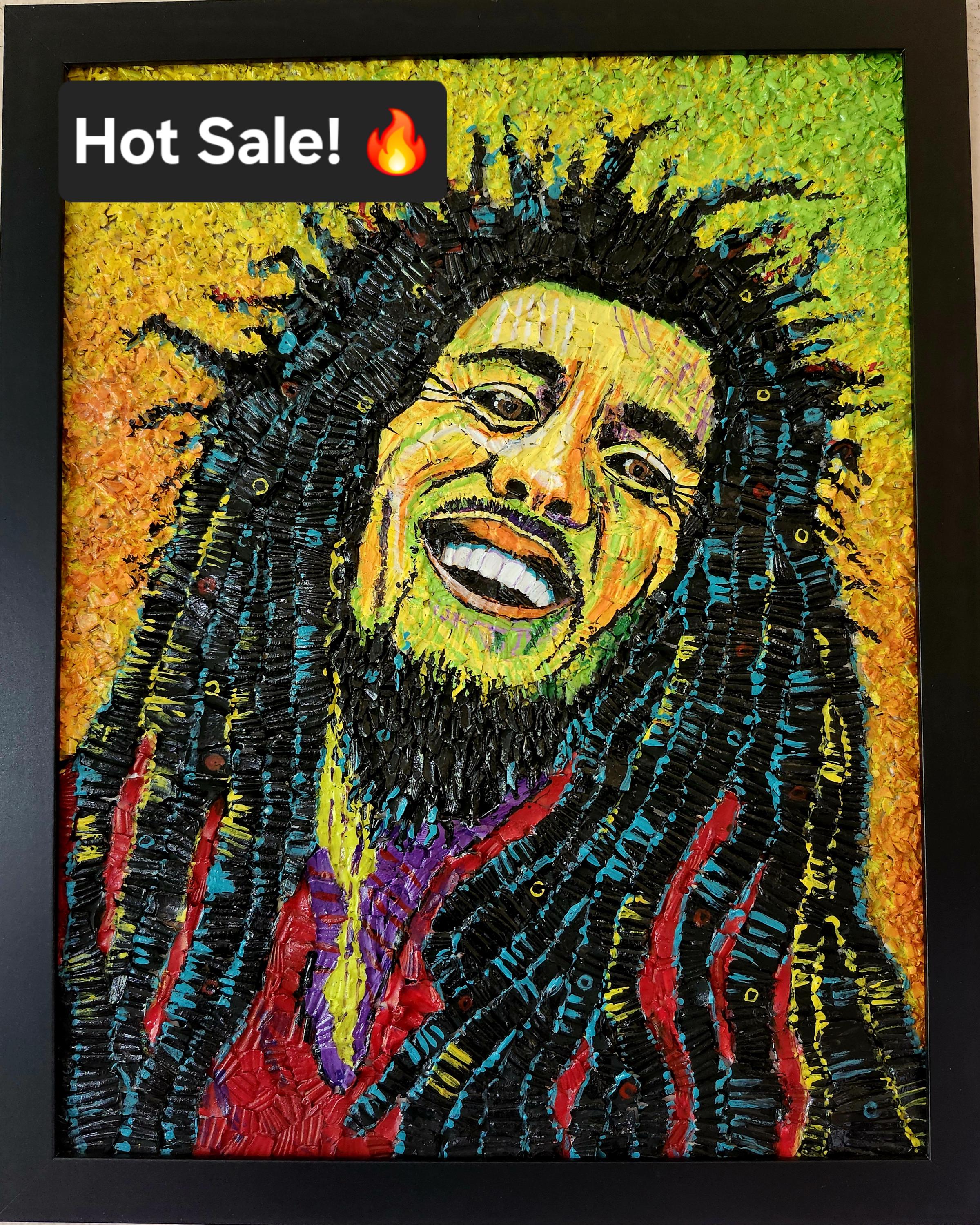 Bob Marley Mosaic Art - Etsy