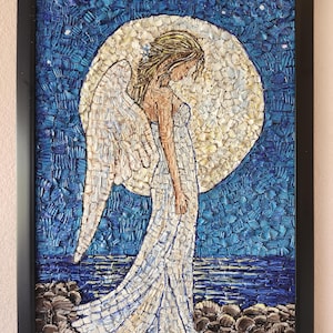Moonlight Angel Shell Mosaic