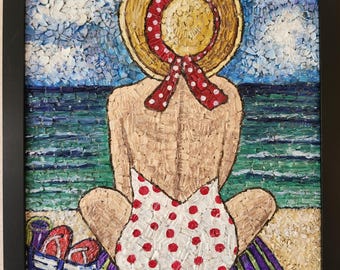 Beauty and the Beach Shell Mosaic