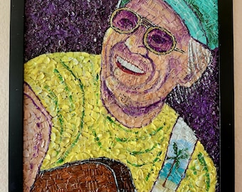 Jimmy Buffet Shell Mosaic