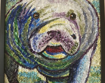 Manatee Shell Mosaic