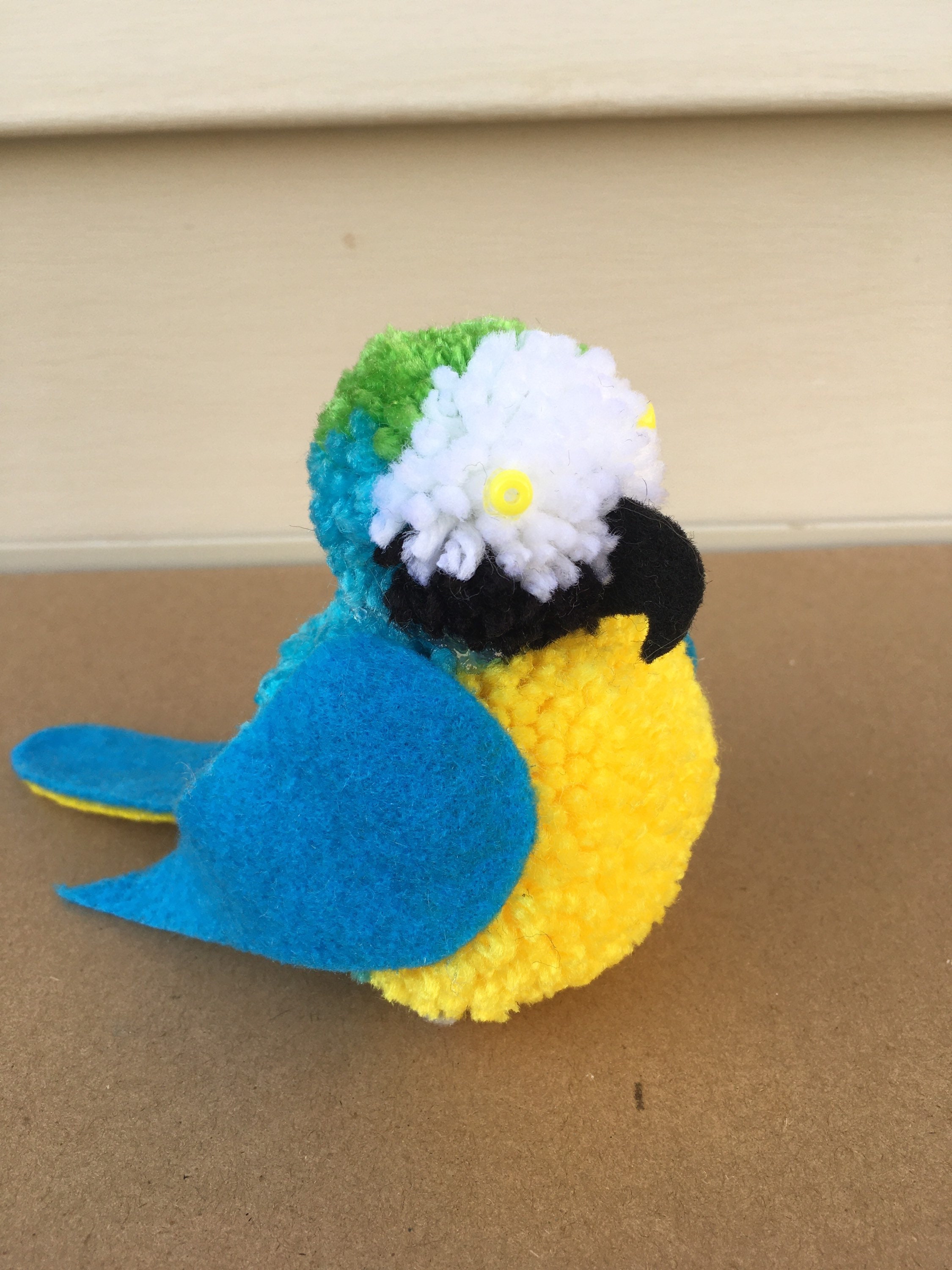 Pom Pom Military Macaw Stuffed Animals & Plushies Toys Toys & Games