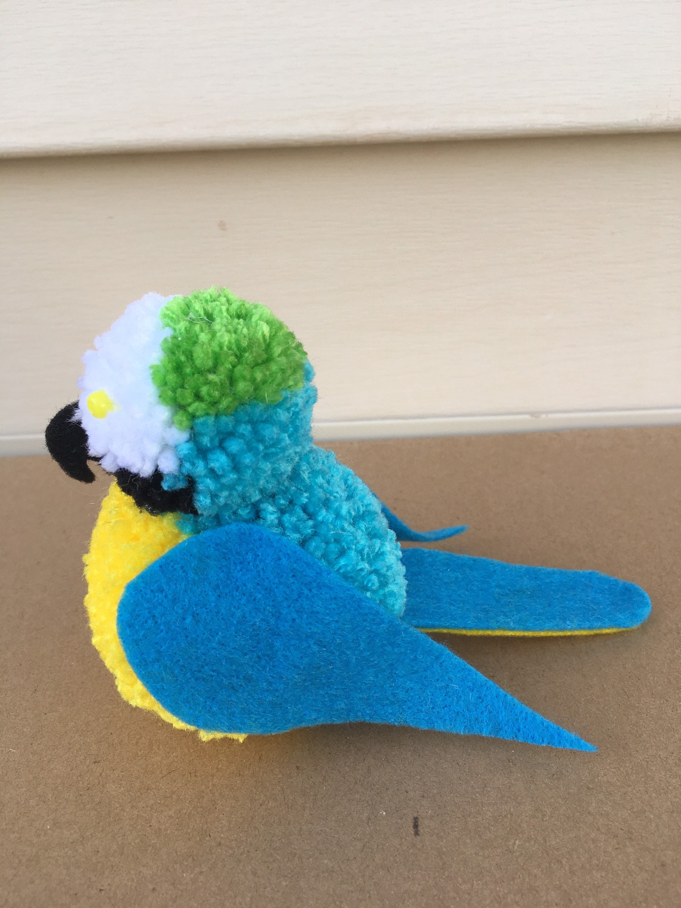 Pom Pom Military Macaw Stuffed Animals & Plushies Toys Toys & Games