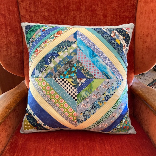 Patchwork Cushion Etsy