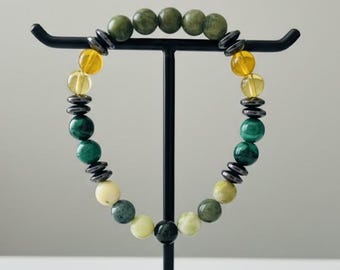 Kidney and Bladder Support Bracelet –Genuine Gemstone Jewelry