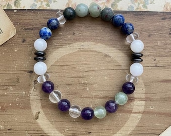Bracciale post-operatorio - Gioielli di supporto con pietre preziose fatti a mano per forza ed equilibrio