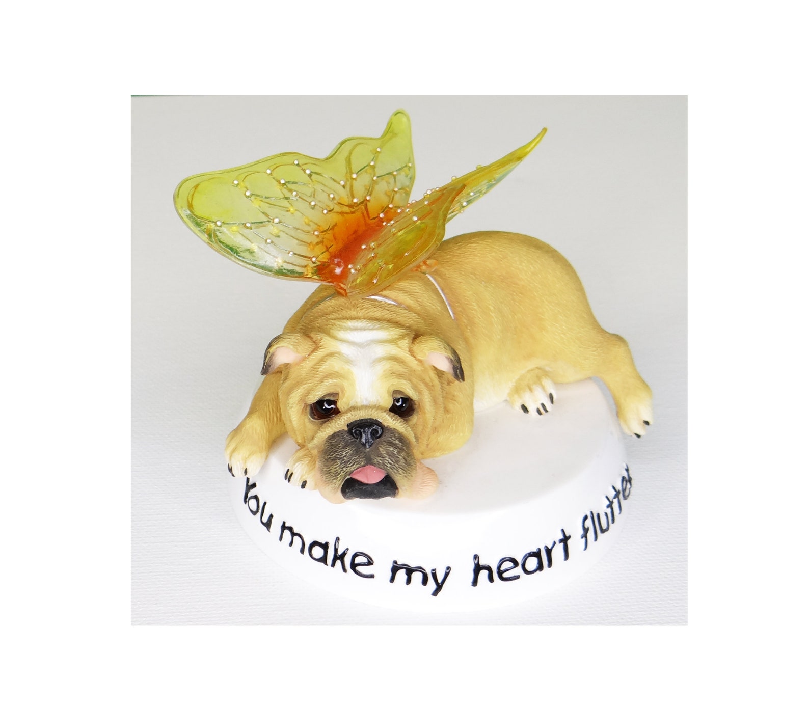 Collectible Zelda Wisdom bulldog 16644 You Make My Heart Etsy