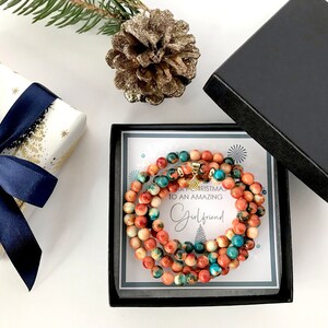Cadeau de Noël petite amie, boîte de Noël pour petite amie, carte de Noël petite amie, idées cadeaux de joyeuses fêtes, cadeau de vacances pour petite amie
