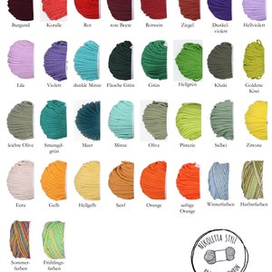 Viele Farben, quadratischer Korb in mehreren Größen, dekorativer Korb, gehäkelter Aufbewahrungskorb Korb aus Baumwollkordel Bild 9