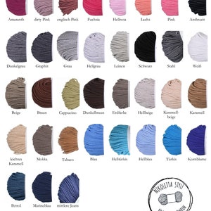 Viele Farben, quadratischer Korb in mehreren Größen, dekorativer Korb, gehäkelter Aufbewahrungskorb Korb aus Baumwollkordel Bild 10
