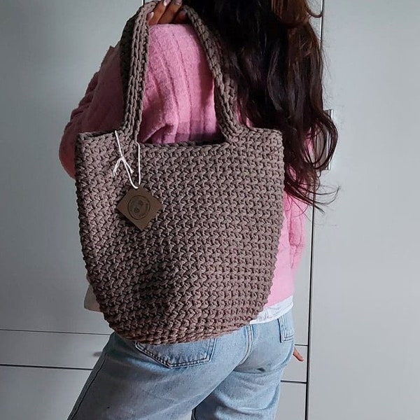 Many Sizes, Many Colors .Handmade Crochet Shopping Bag, Scandinavian Style, Crochet Bag, Reusable