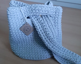 Many colors .Handmade crocheted shopping bag, Scandinavian style, crocheted bag, reusable