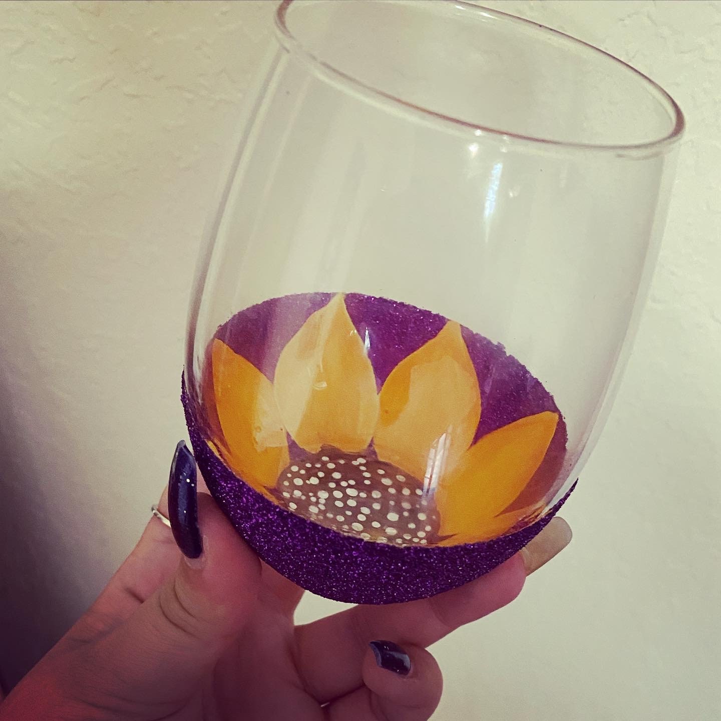 Peek a Boo Wine Glass | Etsy