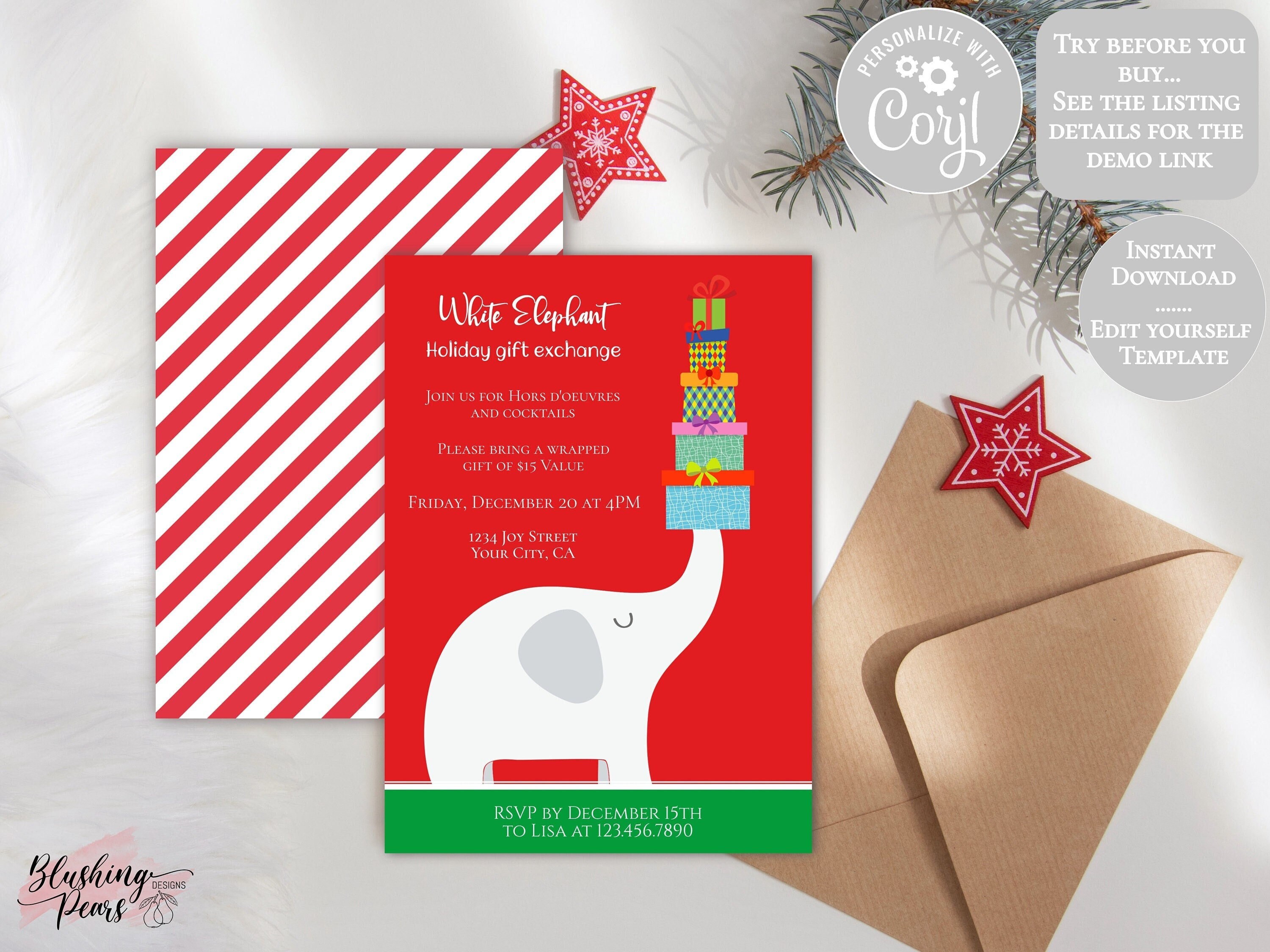 White Elephant Gift Exchange Party