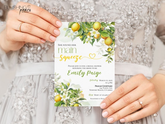 princess polly baby blue dress Lemon Themed Bridal Shower-She Found Her Main Squeeze! -