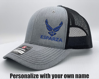 Personalized Air Force Embroidered Hat