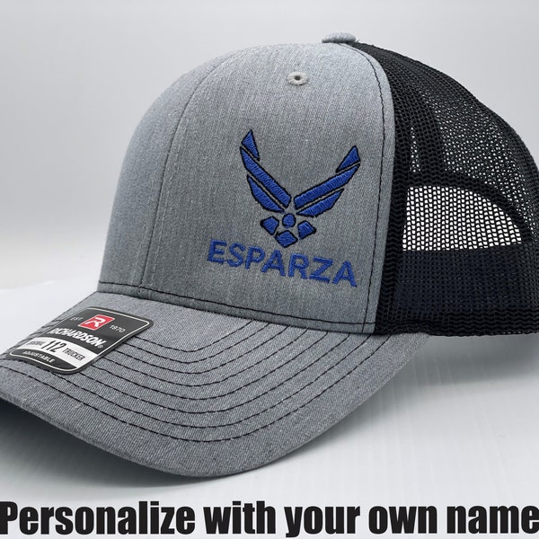 Personalized Air Force Embroidered Hat