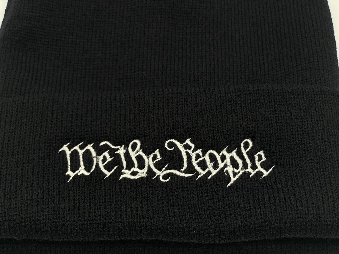 We the People Machine Embroidery Design Files Instant | Etsy