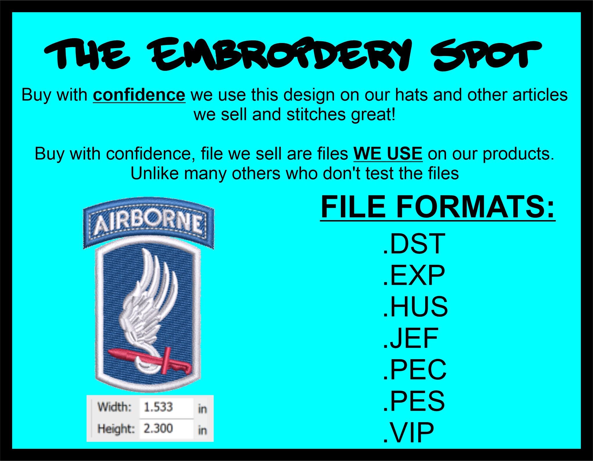 U.S. Army 173rd Airborne Brigade Patch
