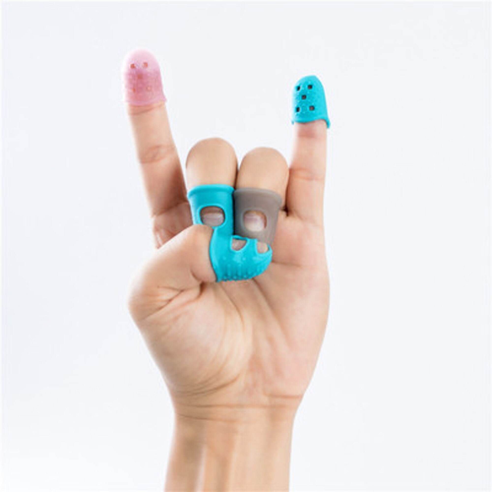 Guitar Fingertip Protector Finger Thumb Hoder silicone - Temu