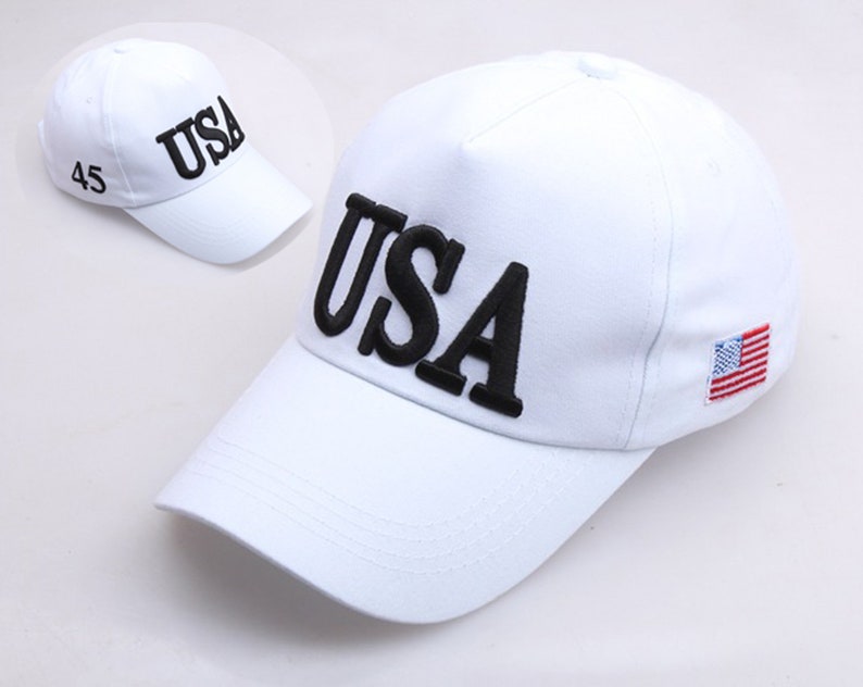 Headgear cap, embroidered cap\uff0calpine hat Black Ponytail cap summer sunscreen hat outdoor hat women/'s baseball hat USA flag cap