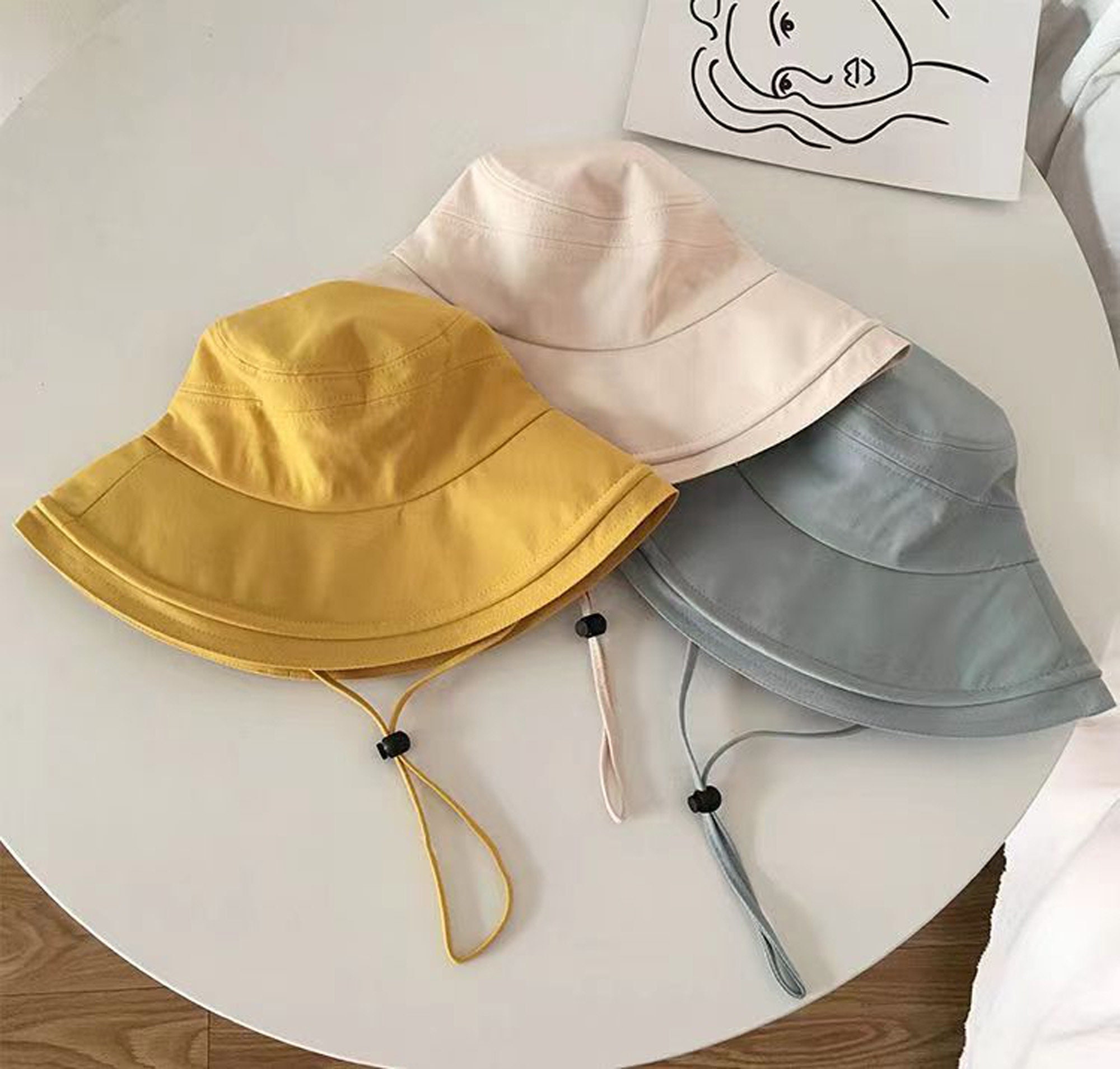 Wide Brim Bucket Hat , Bucket Hat for Women, Sun Hat for Women