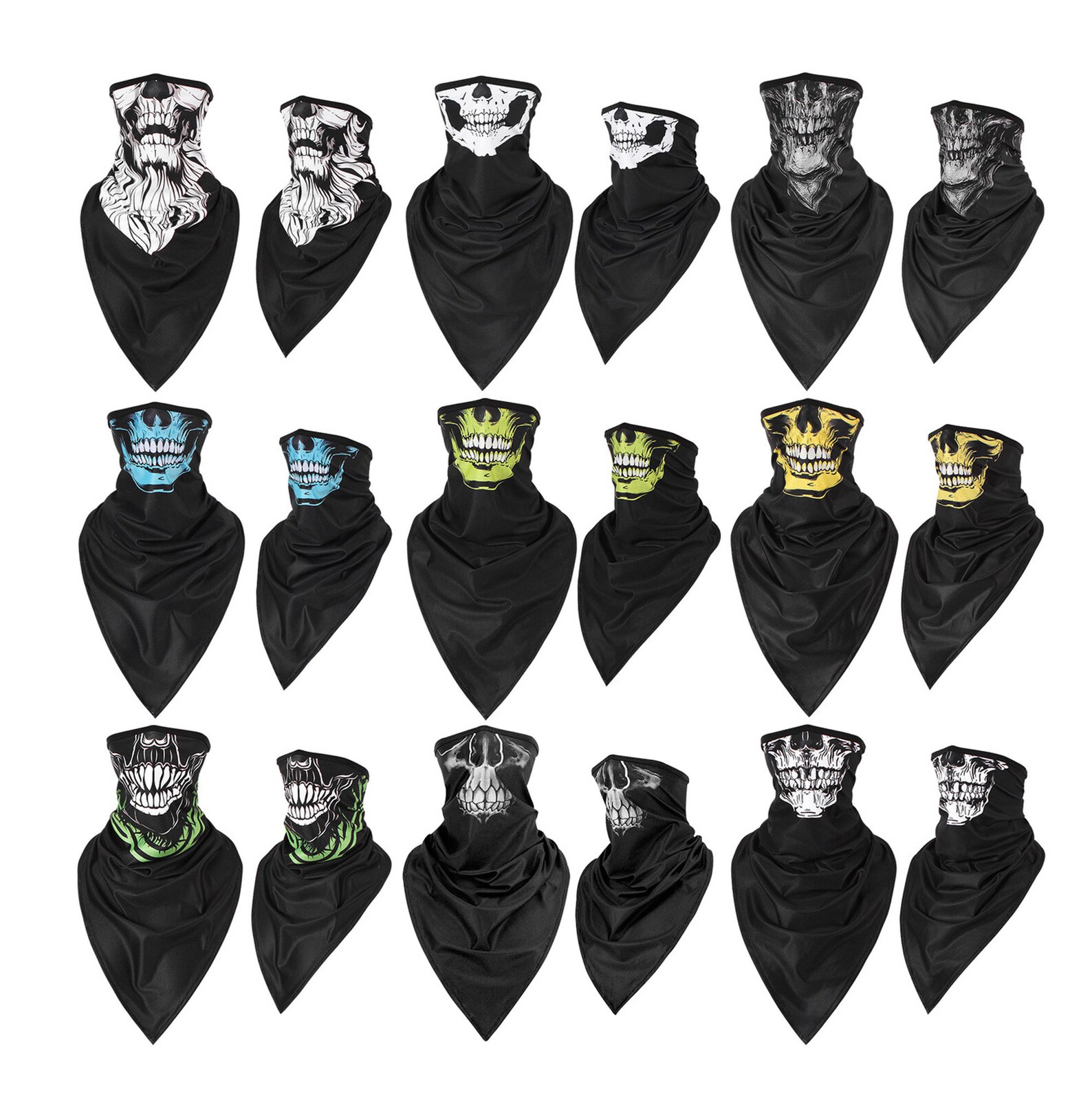 Skull Scarf Neck Gaiter/ Multipurpose Face Mask/ Balaclava Etsy