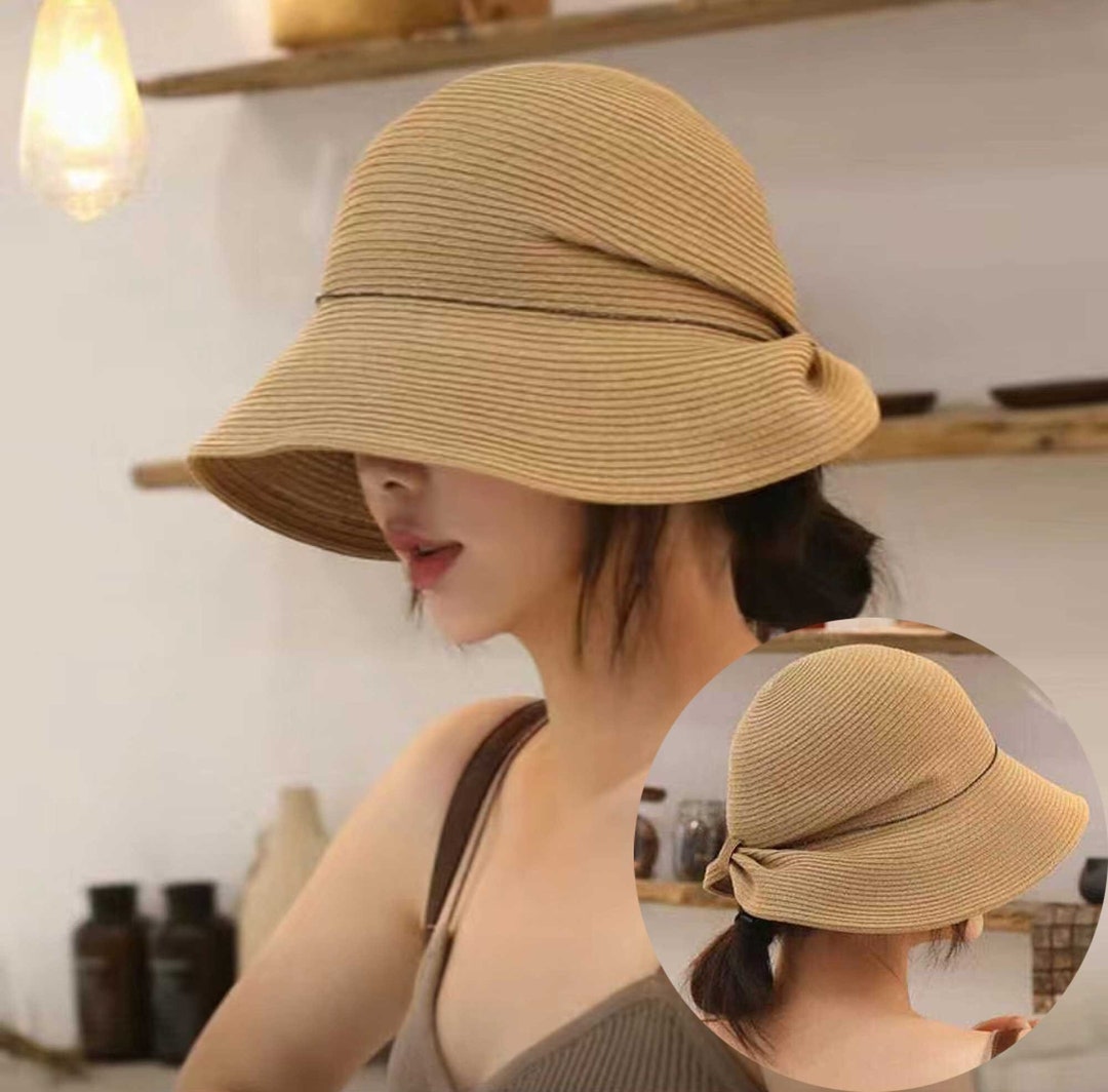 Summer Bucket Hat, Straw Hat for Women, Beach Hat, Summer Hat, Wide