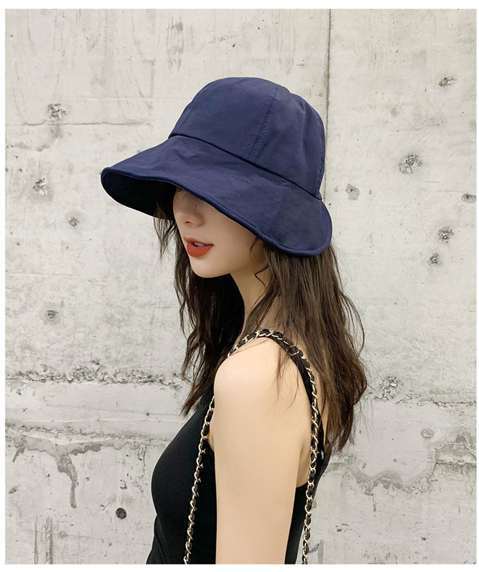 Bucket hat Wide brim bucket hats fisherman hat women's Etsy Polska