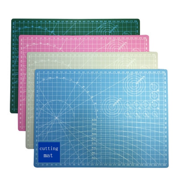 A5 A4 A3 PVC double side cutting mat, Leather craft cutting mat, 3mm thickness writing pad.