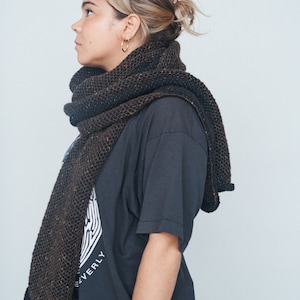honeycomb scarf knitting pattern brioche