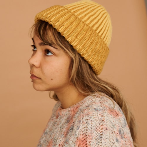 GEMINI Hat Beanie Reversible Striped Knitting Hat Pattern - Etsy