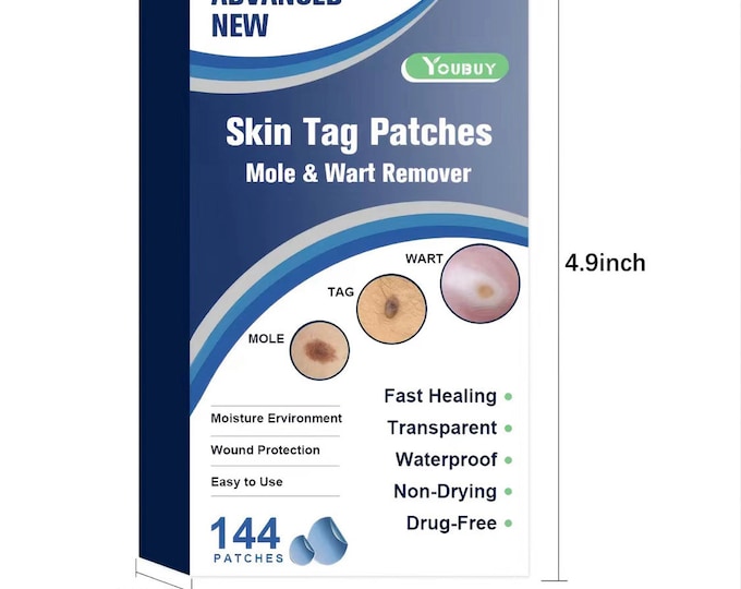 Skin Tag Patches 144 Patches Mole, Tag and Wart Remover Etsy