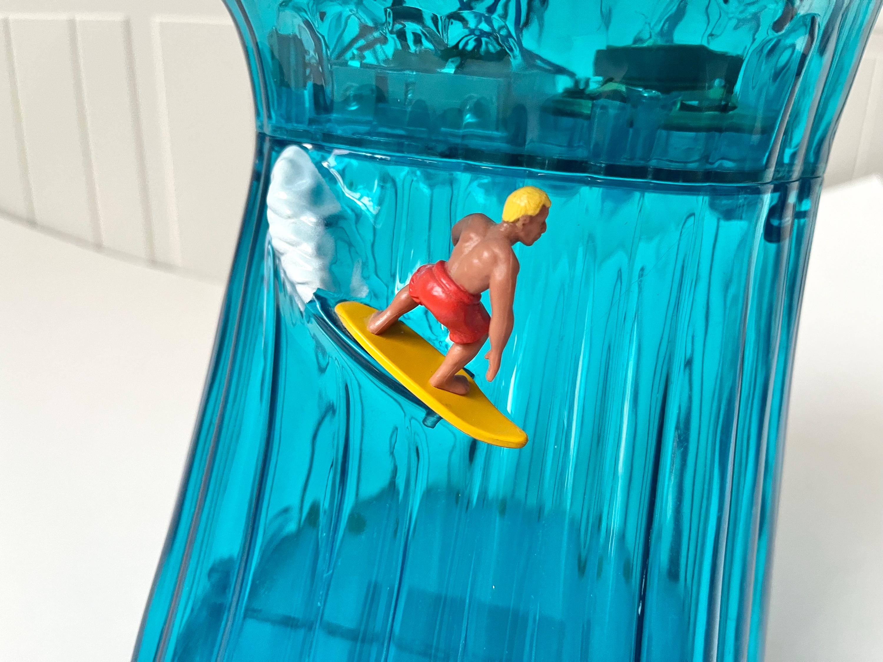 Vintage 2001 Beach Boys Surfing USA Musical Wave Cookie Jar