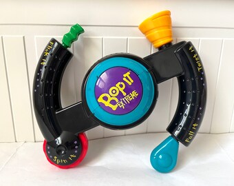 Vintage Bop It Extreme Push and Pull Game by Hasbro 1990s Toy 