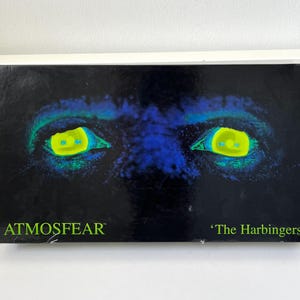 AtmosFear The Harbingers Horror Board Game 1995 Mattel - 100% Complete Horror Party Game with VHS Tape