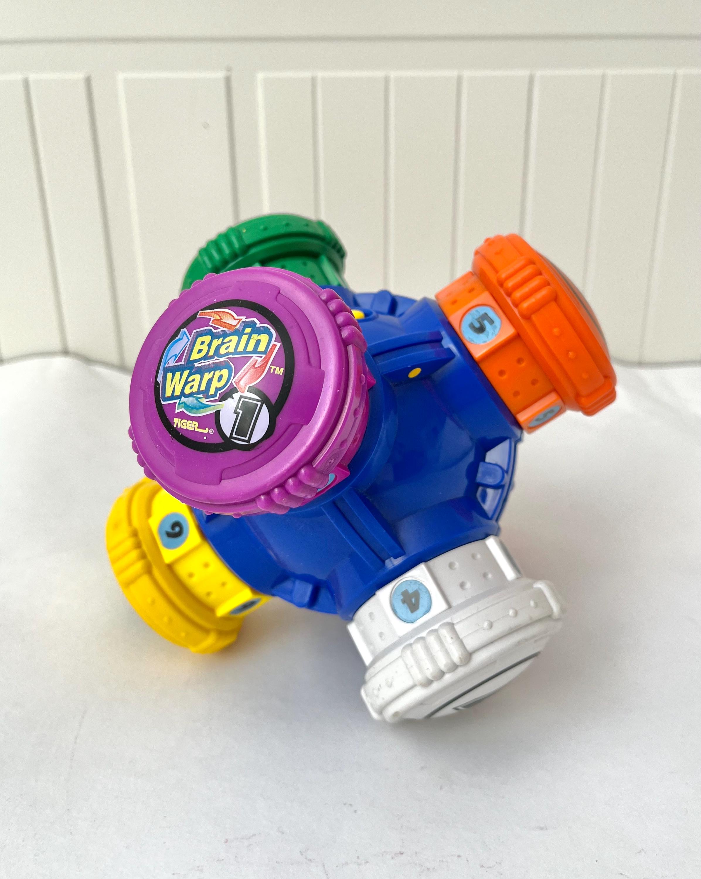 Vintage 1996 Brain Warp Electronic Handheld Game - Tiger