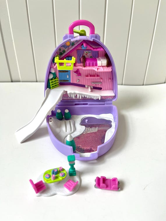 Vintage 1996 Polly Pocket Snow Mountain Compact – Bluebird Toys - Etsy